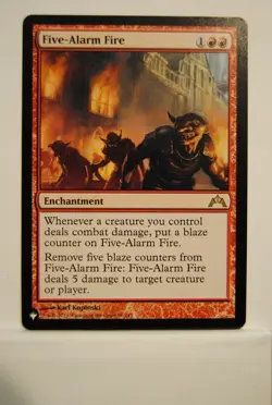 Magic 2010 Core Set M10: Five Alarm Fire 91/249 NM - Image 1