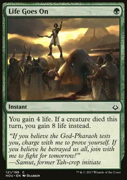 Magic the Gathering MTG Life Goes On (121) Hour of Devastation NM - Image 1
