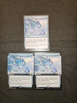 MTG 3x Insight Engine 1 Base 2 Borderless - Image 1