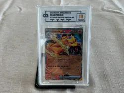 2023 Pokemon Japanese #006/165 charizard ex double rare condition CG 10 Pristine - Image 1