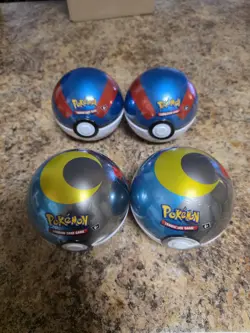 Pokemon TCG Pokeball Tins (Lot Of 4) - Image 1
