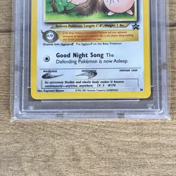 Pokemon Black Star Promo Igglybuff - PSA 9/10 2001 - Image 2
