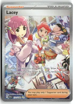 Lacey Special Illustration Rare Pokemon TCG SV07: Stellar Crown SIR 172/142 - Image 1