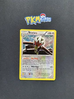 Pokemon TCG Braviary Plasma Storm 116/135 Reverse Holo Rare LP. - Image 1