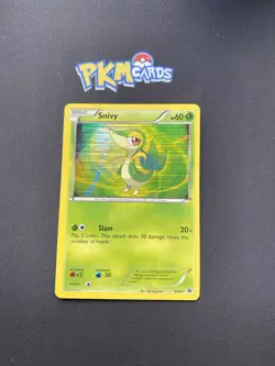 Pokemon TCG Snivy BW01 Black Star Promo Holo LP. - Image 1
