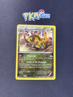 Pokemon TCG Haxorus Plasma Blast 69/101 Reverse Holo Rare LP. - Image 1