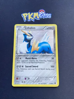 Pokemon TCG Cobalion Emerging Powers 77/98 Holo Rare LP. - Image 1
