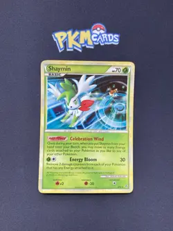 Pokemon TCG Shaymin Unleashed 8/95 Holo Rare LP. - Image 1