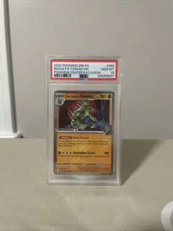 Team Rocket's Tyranitar (Pokemon Center Exclusive) Destined Rivals PSA 10 - Image 1