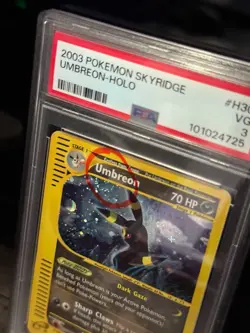 Pokemon Umbreon Skyridge Holo Rare #H30 PSA - Image 3
