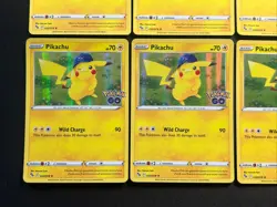 21X Pokemon TCG Pikachu Pokemon Go 028/078 Holo Holo Rare LP-NM - Image 4