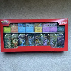 Pokemon TCG - 1x Costco Prismatic Evolutions 8-Pack Mini Tins - New/Sealed - Image 1