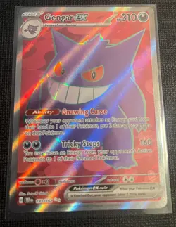 2024 POKEMON TEMPORAL FORCES ULTRA RARE #193 GENGAR EX (NEAR MINT/MINT) - Image 1