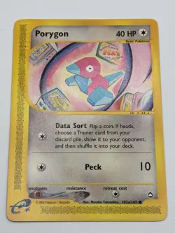 Porygon 103a/147 - Aquapolis Common Regular Pokemon TCG LP - Image 2