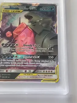 2019 POKEMON SUN & MOON UNIFIED MINDS #126 MEGA SABLEYE & TYRANITAR GX PSA 10 - Image 4