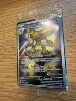 Mega Evolution Pokemon Center Stamped Black Star Promo Alakazam 009 SEALED - Image 2