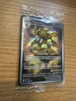 Mega Evolution Pokemon Center Stamped Black Star Promo Alakazam 009 SEALED - Image 3