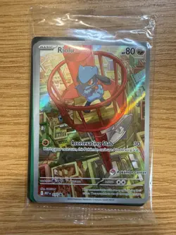 Riolu Pokemon Center Exclusive 010 Me: Mega Evolution Promo Holo Sealed - Image 1