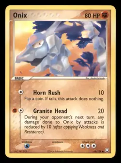 Pokemon Onix 69/109 TRR EX Team Rocket Returns LP/NM - Image 1