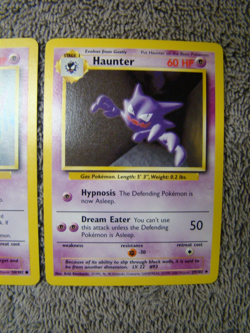 Pokemon Base Set 4th Print 1999-2000 Gastly Haunter NM - Image 3