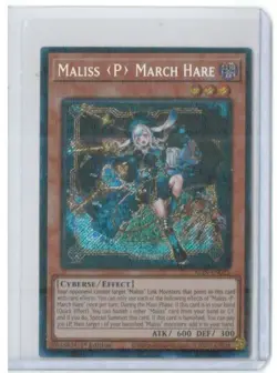 Yu-Gi-Oh! TCG Maliss P March Hare ALIN-EN023 Secret Rare Unplayed - Image 1