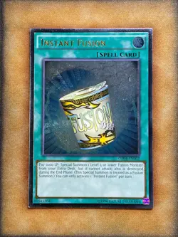 Yugioh Instant Fusion OP04-EN002 Ultimate Rare LP - Image 1