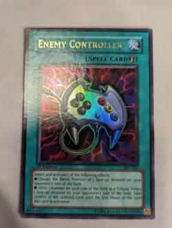 Yu-Gi-Oh Enemy Controller AST-037 1st Edition Ultra Rare NM - Image 1