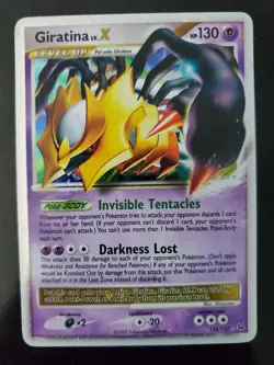 Giratina Lv.X 124/127 Holo Ultra Rare Pokemon TCG Platinum Card LP-NM Near Mint - Image 1
