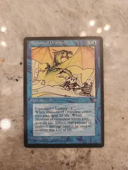Illusions of Grandeur Ice Age Magic The Gathering MTG Card - Image 1