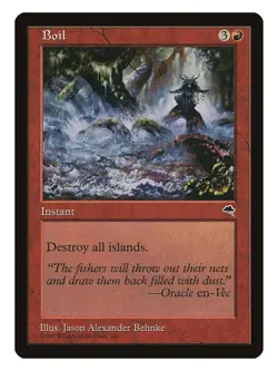 Boil MTG Tempest Uncommon LP Lightly Played Single Card - Image 1