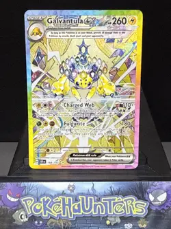 Pokemon Card Galvantula ex 168/142 Stellar Crown Holo SIR Light Play - Image 1