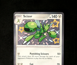 Pokemon Card TCG - Scizor 191/091 - Paldean Fates - Baby Shiny Rare - NM ⭐ - Image 2