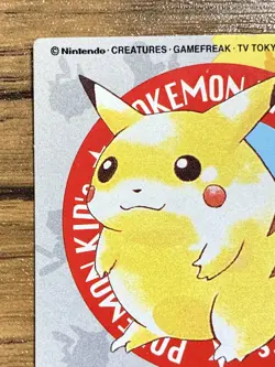 Pokemon Kids' Mini Card Pikachu Nintendo Bandai Pocket Monsters 1997 Japan - Image 3