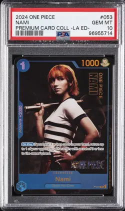 2024 ONE PIECE PREMIUM CARD COLL -LIVE ACTION ED- #053 NAMI PSA 10 - Image 1