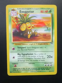 EXEGGUTOR POKEMON CARD 23/110 LEGENDARY COLLECTION NON HOLO NEVER PLAYED NM- - Image 1