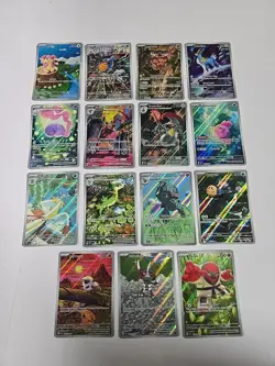 Lot Of 15 Black Bolt Illustration Rare Pokemon Cards - Image 1