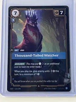 Riftbound Thousand-Tailed Watcher card 116/298 League of legends foil english - Image 1