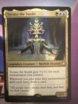 Tuvasa the Sunlit FOIL Commander 2018 NM Mythic Rare CARD - Image 1