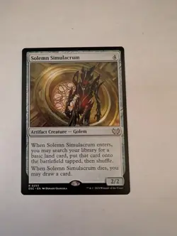 Solemn Simulacrum Duskmourn: House of Horror Regular MTG NM - Image 1