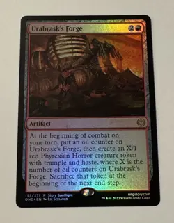 MTG Urabrask's Forge - Phyrexia: All Will Be One FOIL LP - Image 1