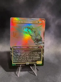 Ureni of the Unwritten (Borderless) Commander: Tarkir: Dragonstorm Foil - Image 1