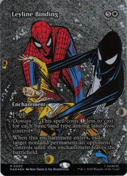 Leyline Binding (Borderless) M Marvel Universe Eternal-Legal 2 NM Foil MTG - Image 1