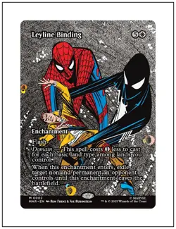 1x Leyline Binding, Borderless Art, Magic the Gathering MTG NM - Image 1