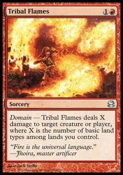 Magic the Gathering MTG Tribal Flames (138) Modern Masters NM - Image 1