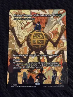 Master Weaver, Web Protector (0032) (Mythic) (Borderless) Spider-Man M/NM - Image 1