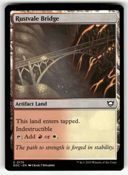 RUSTVALE BRIDGE #175 MTG COMMANDER: EDGE OF ETERNITIES - Image 1