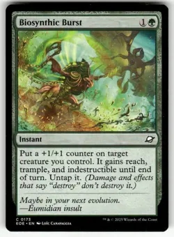BIOSYNTHIC BURST C MAGIC THE GATHERING MTG EDGE OF ETERNITIES 173 NM - Image 1