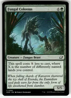 FUNGAL COLOSSUS C MAGIC THE GATHERING MTG EDGE OF ETERNITIES 184 NM - Image 1