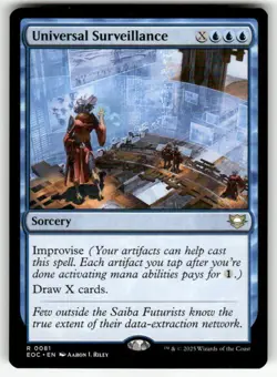 UNIVERSAL SURVEILLANCE #81 MTG COMMANDER: EDGE OF ETERNITIES - Image 1