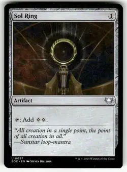 SOL RING #57 (UNCOMMON) MTG COMMANDER: EDGE OF ETERNITIES - Image 1
